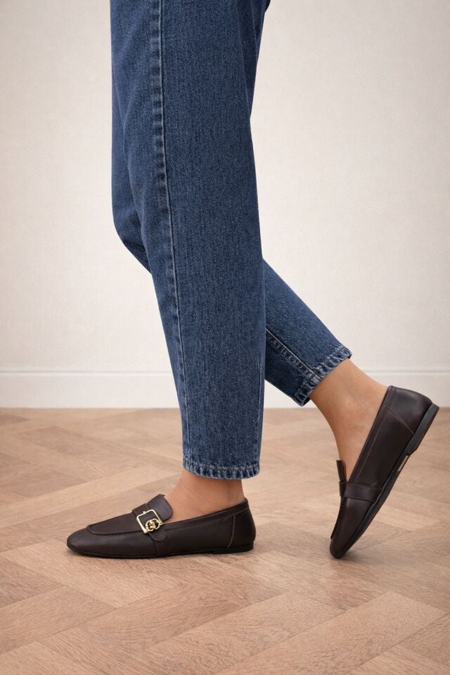 4113 KADIN GERÇEK DERİ LOAFER