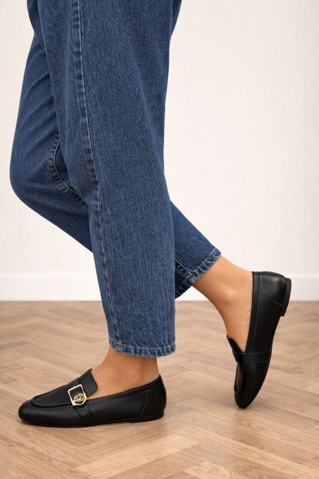 4113 KADIN GERÇEK DERİ LOAFER