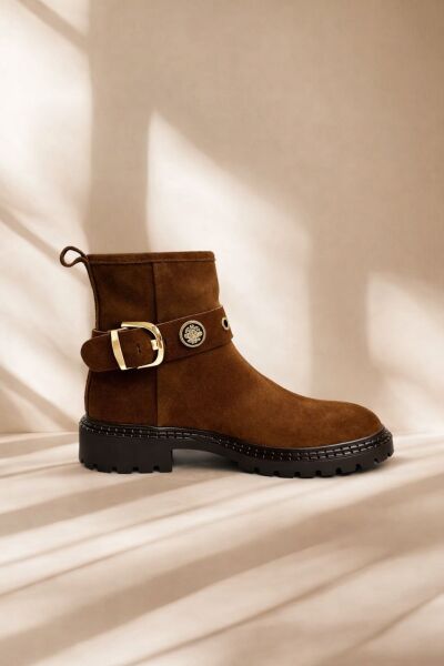 25204  GERÇEK DERİ TABA SÜET KADIN BOT