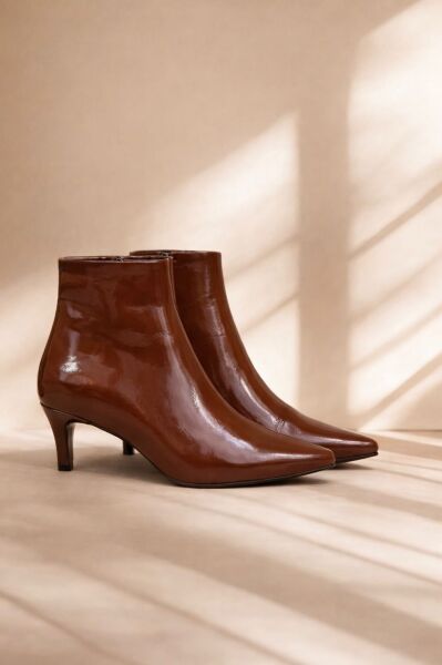 2048 KADIN GERÇEK DERİ KAHVE RUGAN BOT