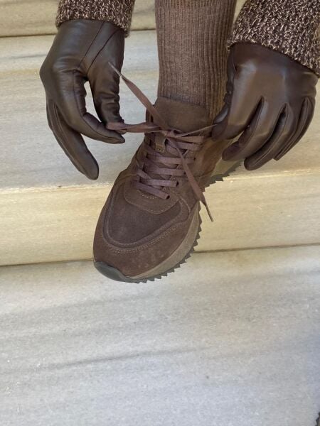 7160 KADIN GERÇEK DERİ  SNEAKER
