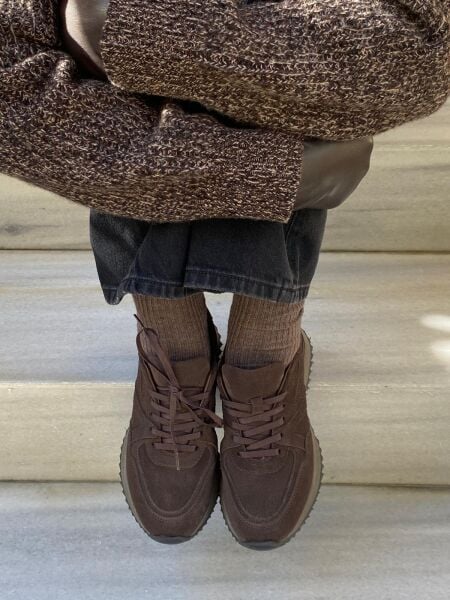 7160 KADIN GERÇEK DERİ  SNEAKER