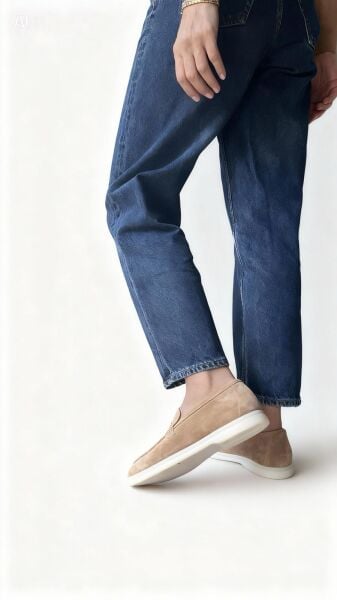 7072 KADIN GERÇEK DERİ SÜET LOAFER