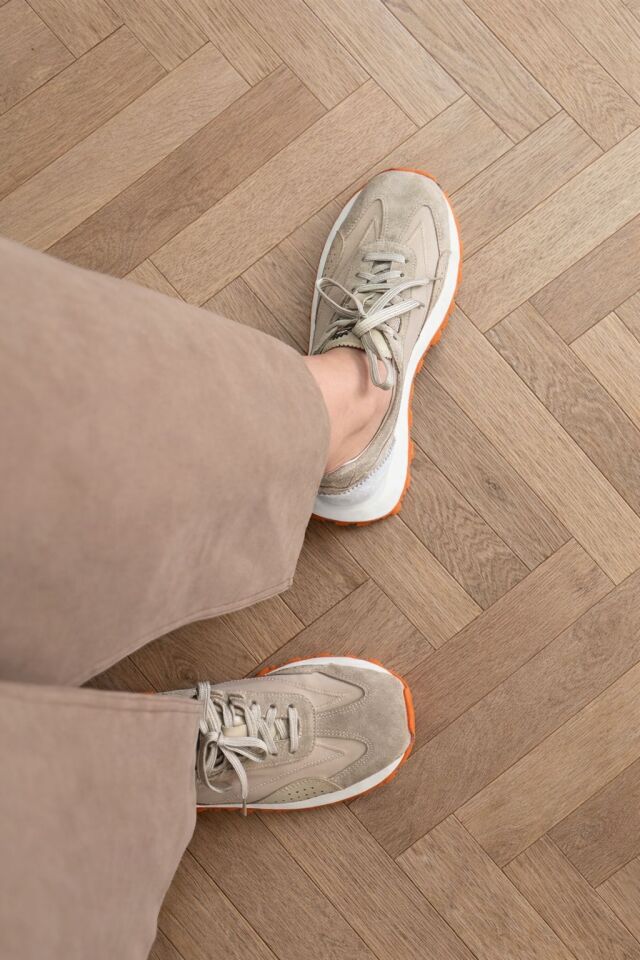 444-8210 KADIN GERÇEK DERİ SNEAKER AYAKKABI