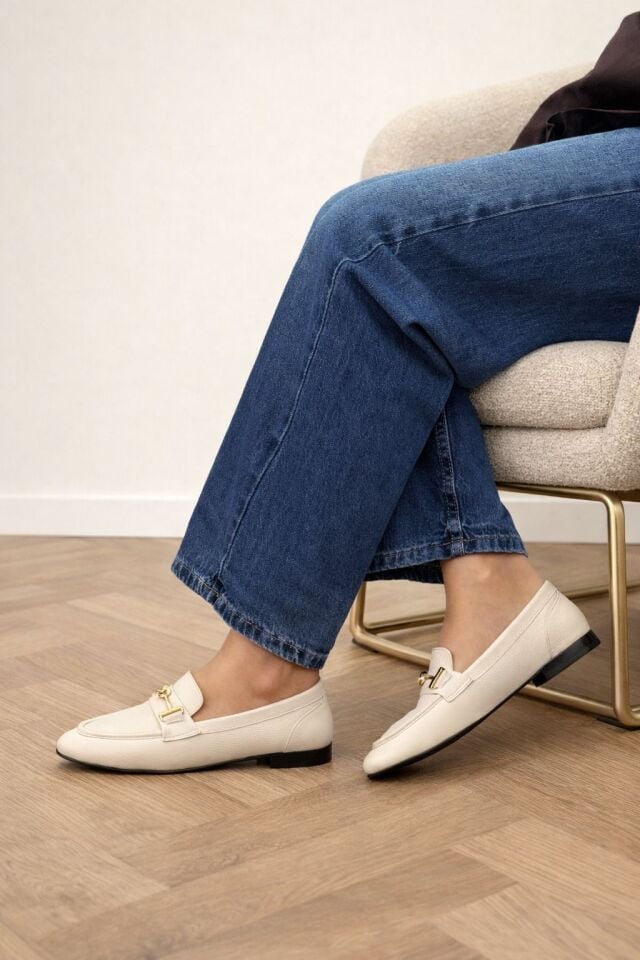 512-406 KADIN GERÇEK DERİ LOAFER AYAKKABI