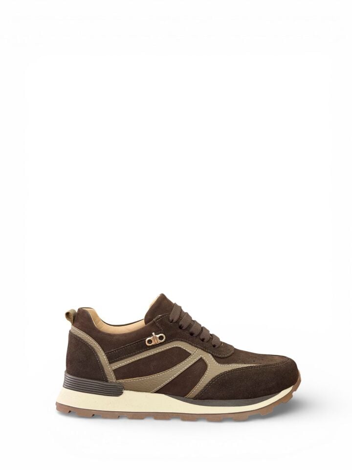 Y-7075 KADIN GERÇEK DERİ SNEAKER AYAKKABI