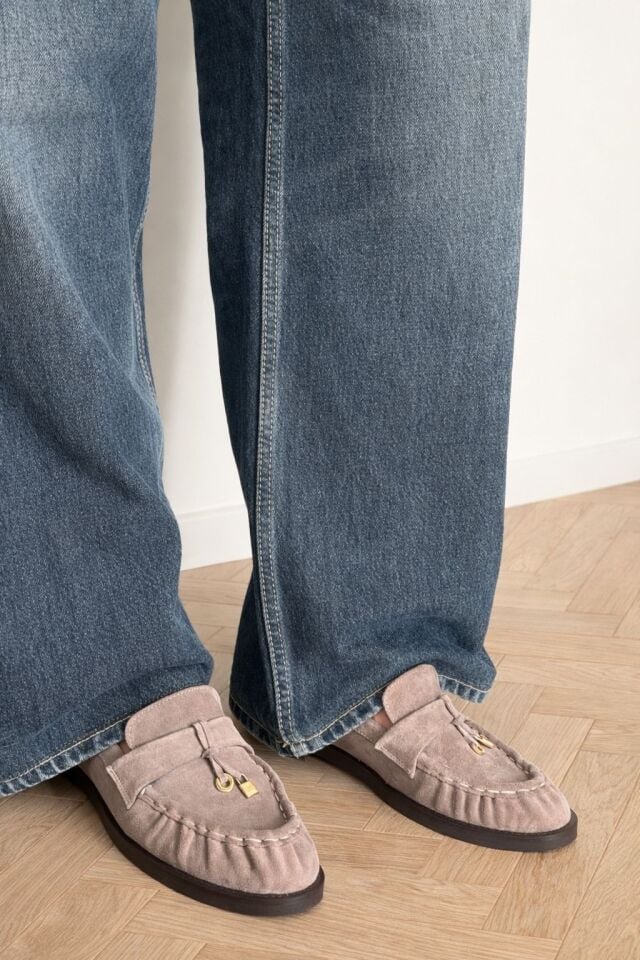 4196 KADIN GERÇEK DERİ LOAFER AYAKKABI