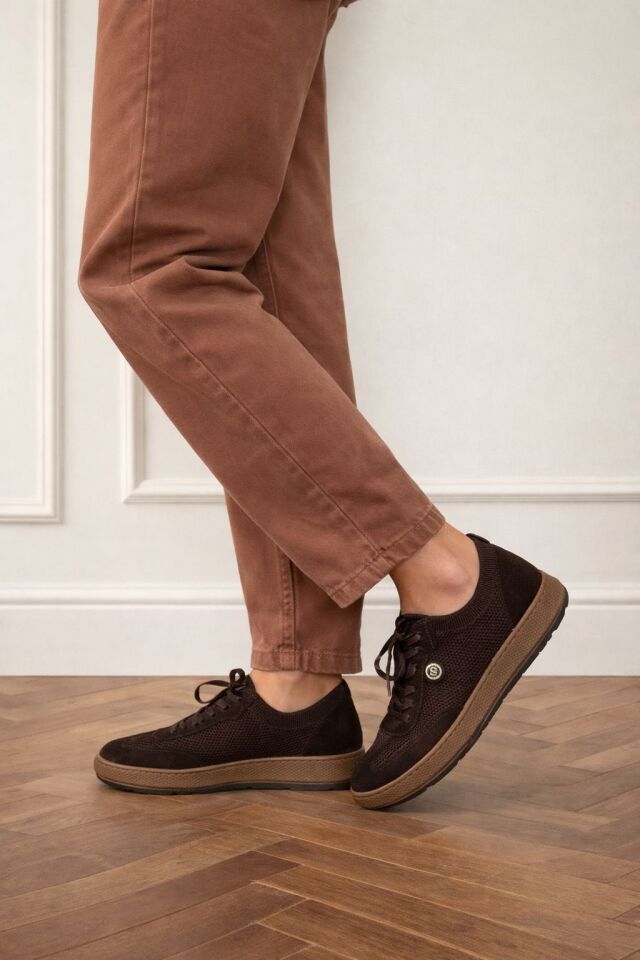 224-2028 KADIN GERÇEK DERİ SNEAKER AYAKKABI