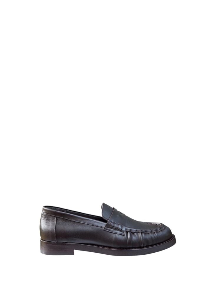 Presco Kadın Hakiki Deri Loafer - Siyah