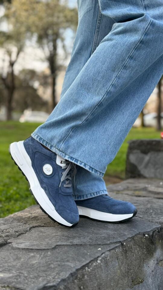 8186 KADIN GERÇEK DERİ AYAKKABI SNEAKER