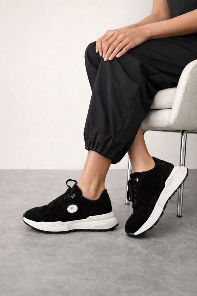 8186 KADIN GERÇEK DERİ AYAKKABI SNEAKER