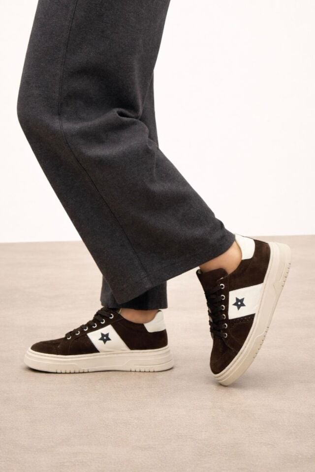 Z87880 KADIN GERÇEK DERİ SNEAKER AYAKABBI