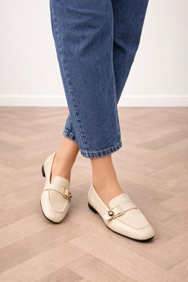 4113 KADIN GERÇEK DERİ LOAFER